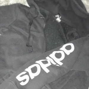 Black adidas sweater/jacket